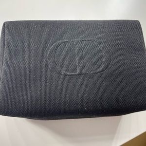 Dior pouch in black cotton